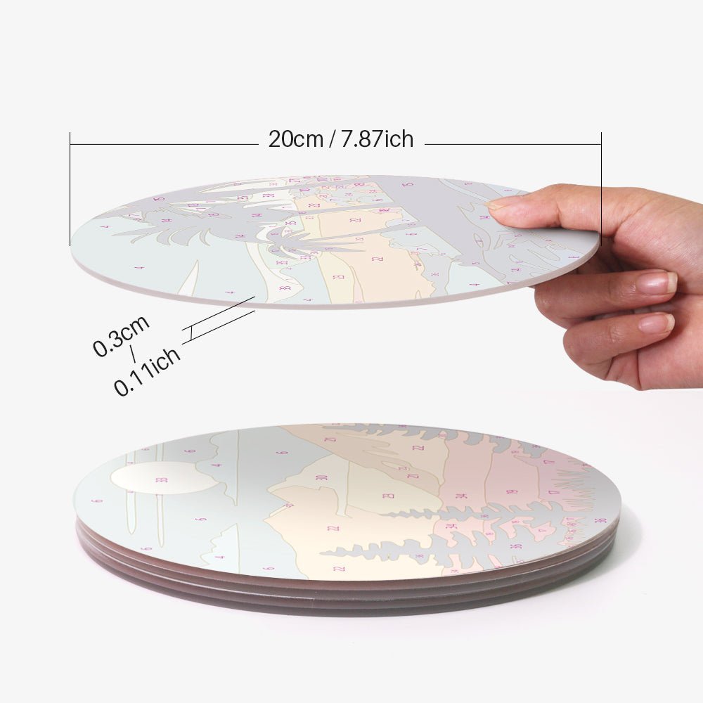 Landscape Placemat paint by numbers kit