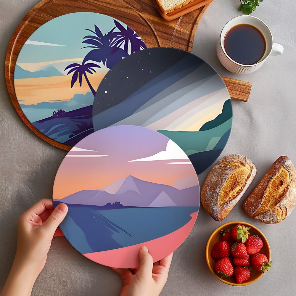 Landscape Placemat paint by numbers kit