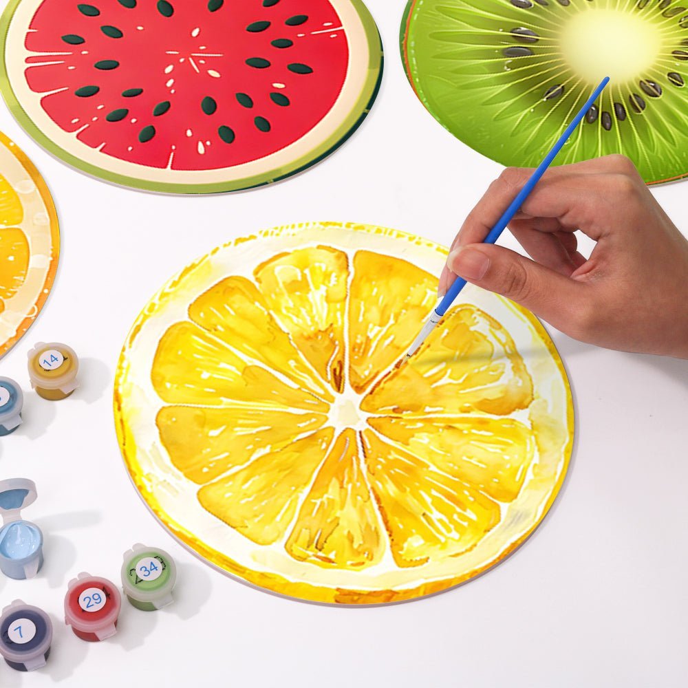 Fruit Placemat paint by numbers kit