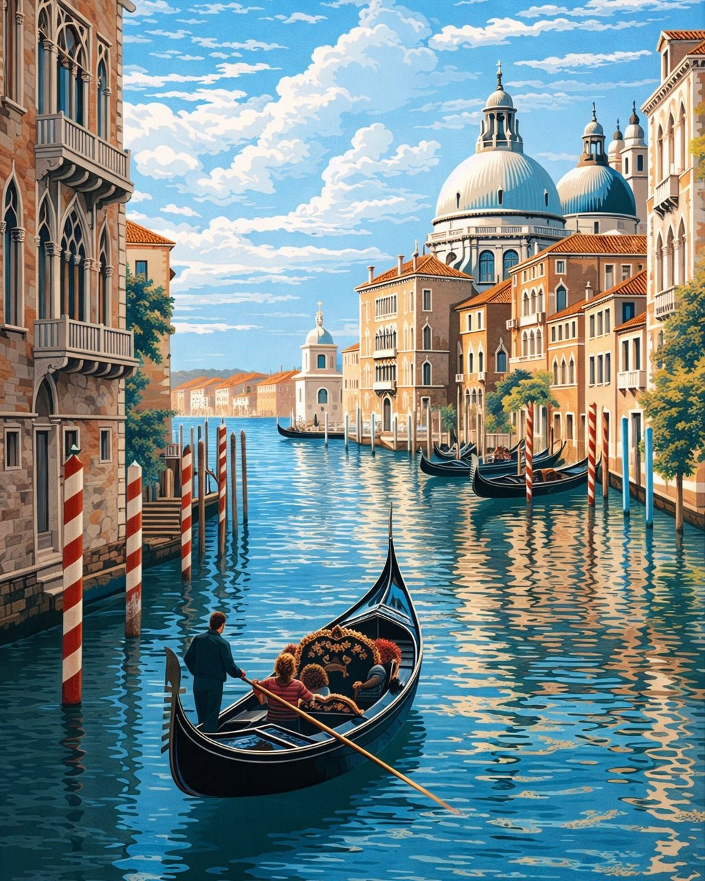 Venice Romance paint by numbers kit