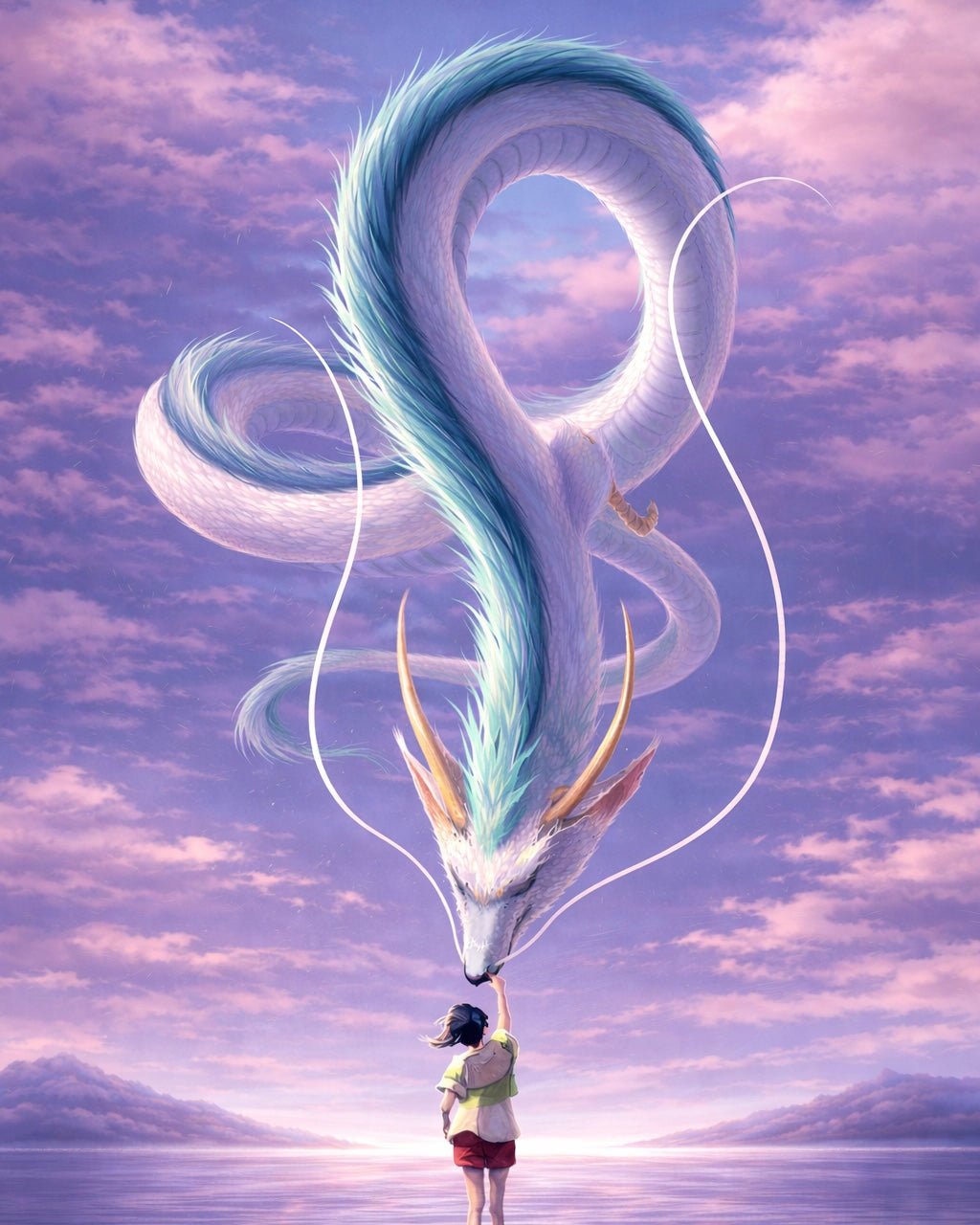 Magic Sky Dragon paint by numbers kit