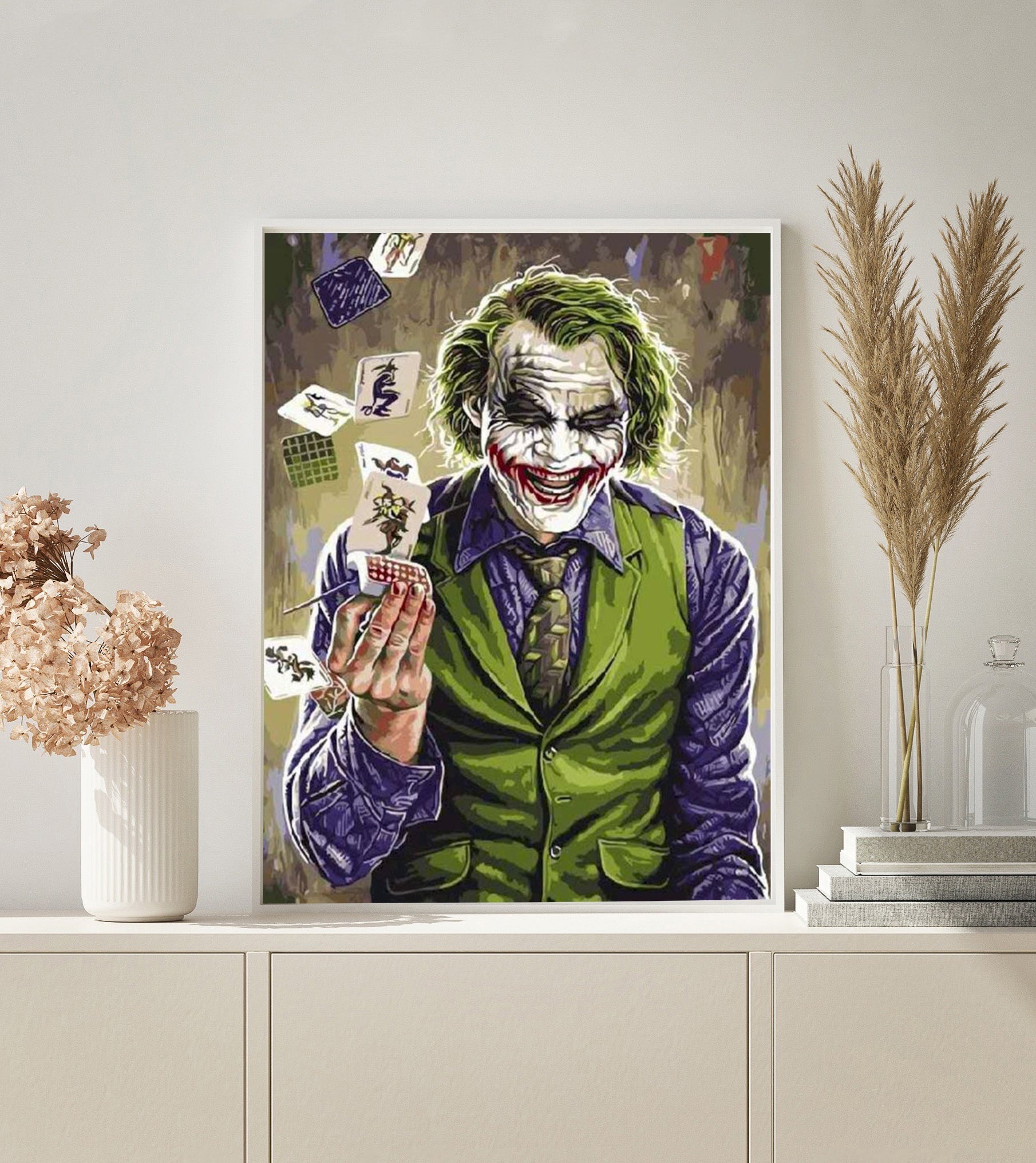 Joker Poker paint by numbers kit