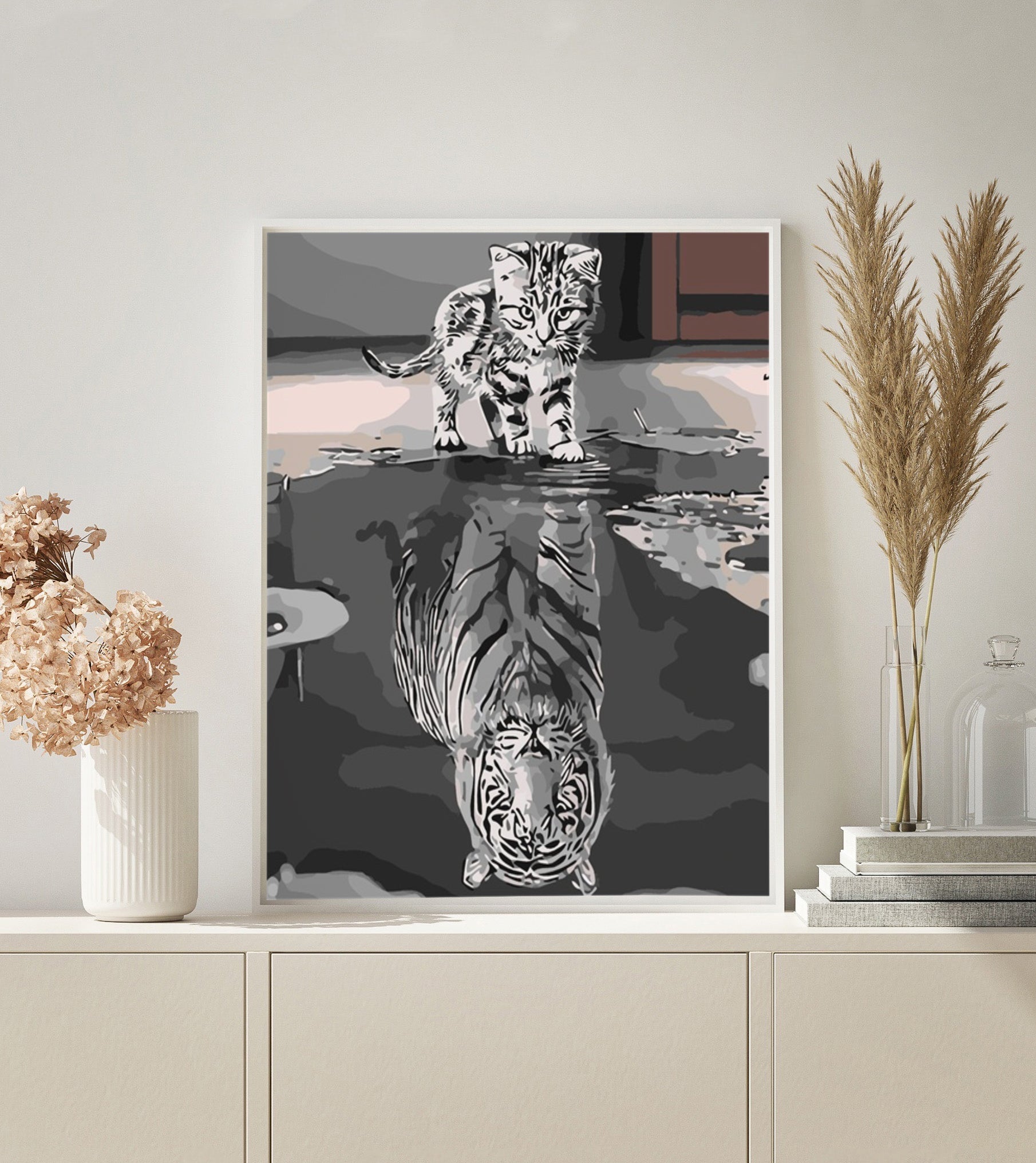 Cat Dream Big paint by numbers kit