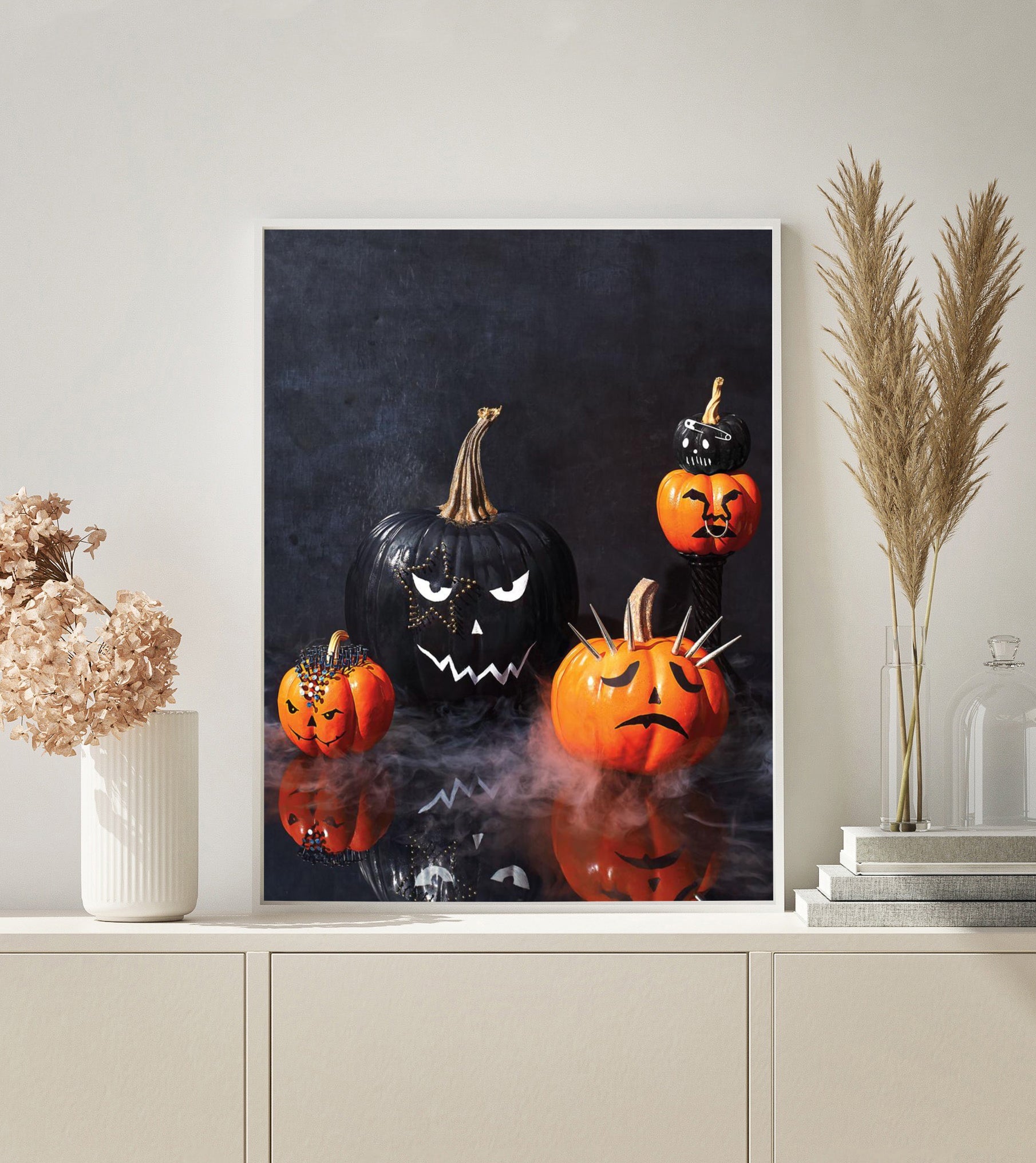Black Pumpkin paint by numbers kit