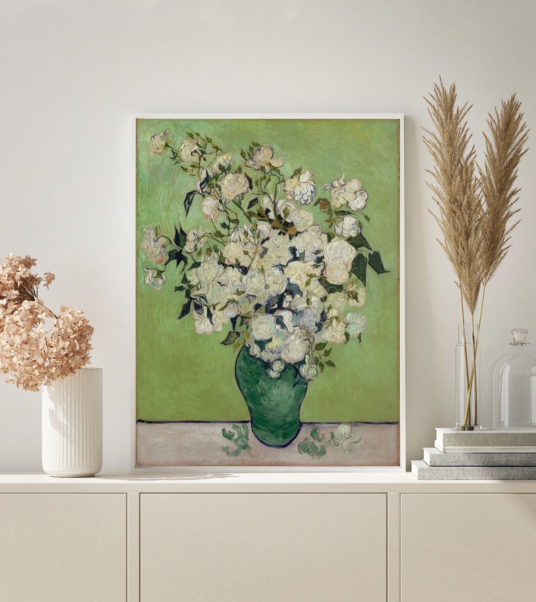 Van Gogh Vase with Roses paint by numbers kit