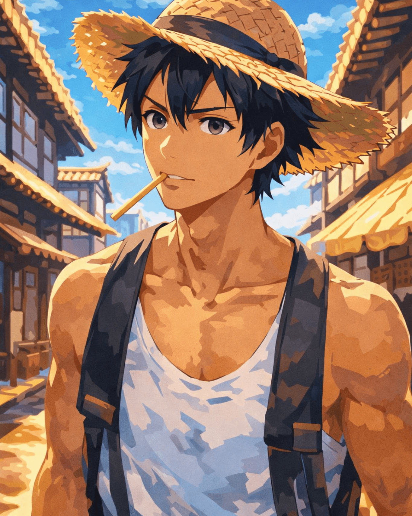 Anime Adventurer paint by numbers kit