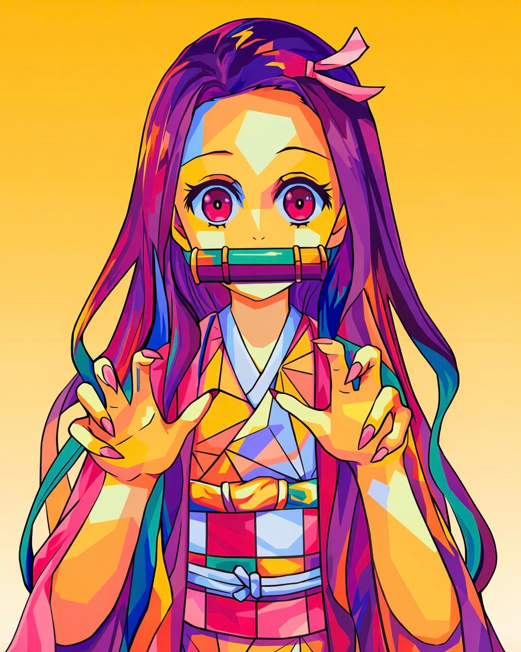 Anime Color Magic paint by numbers kit