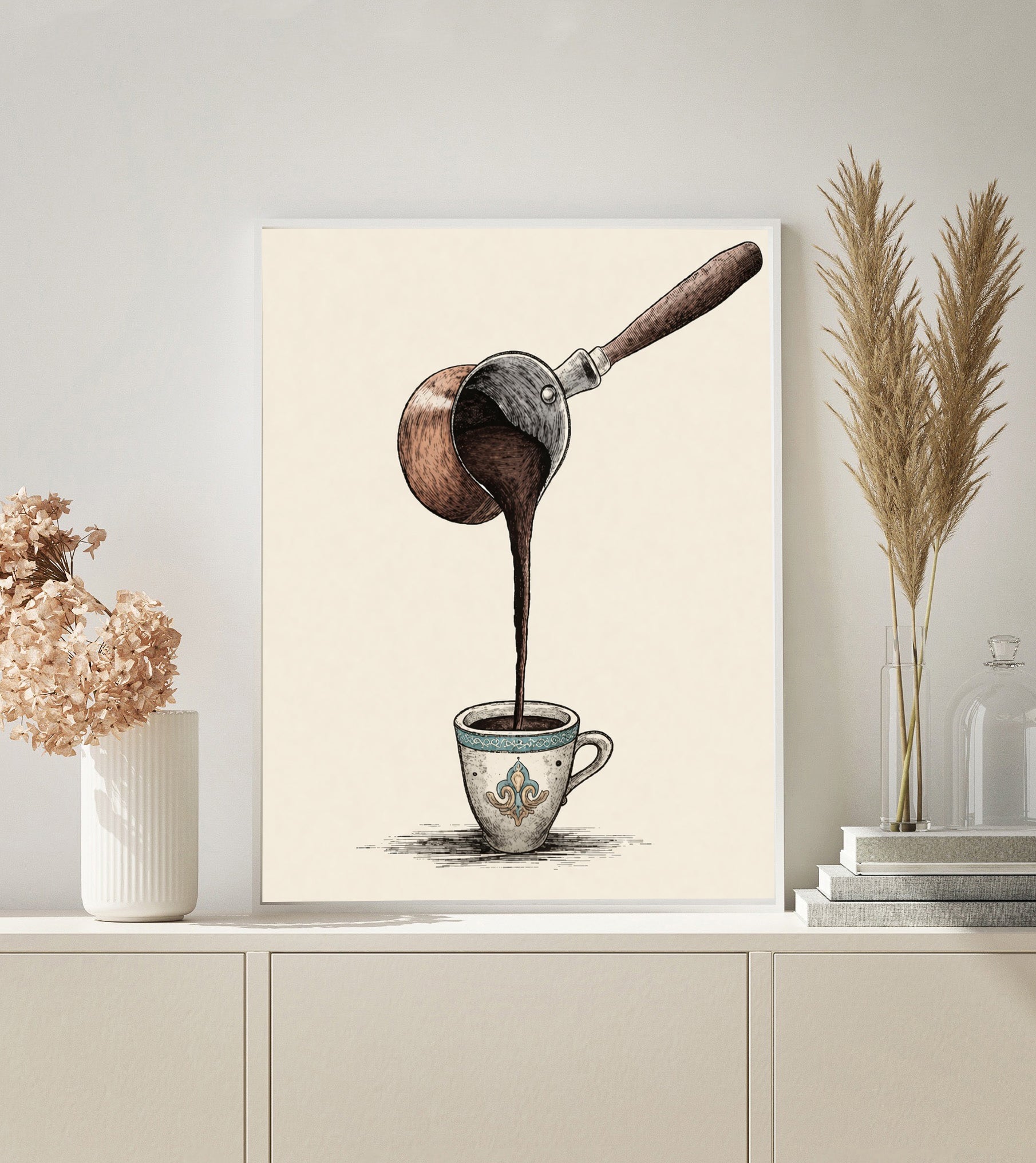 PAINT BY NUMBERS | MORNING COFFEE POUR
