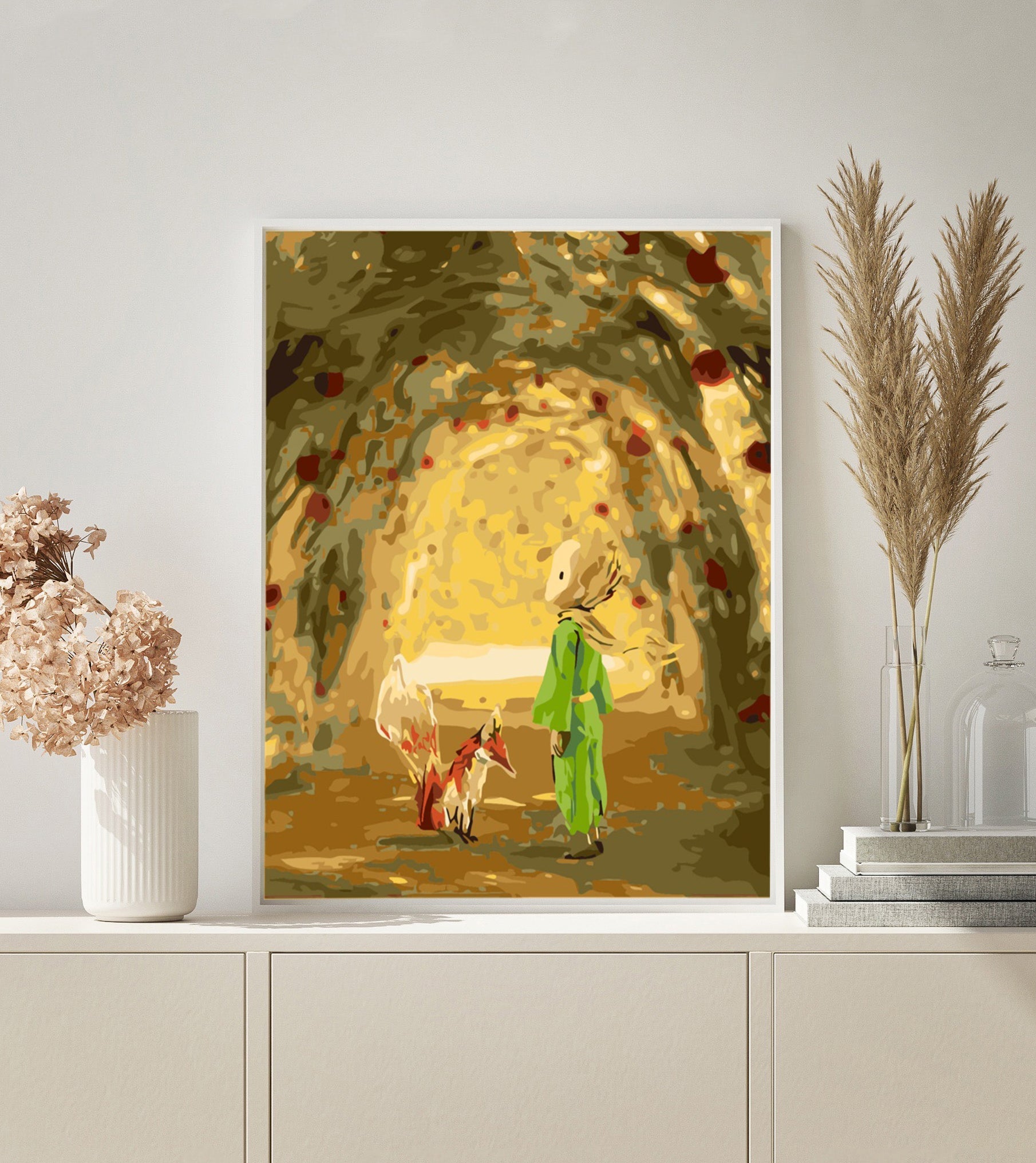 Little Prince Under Trees paint by numbers kit