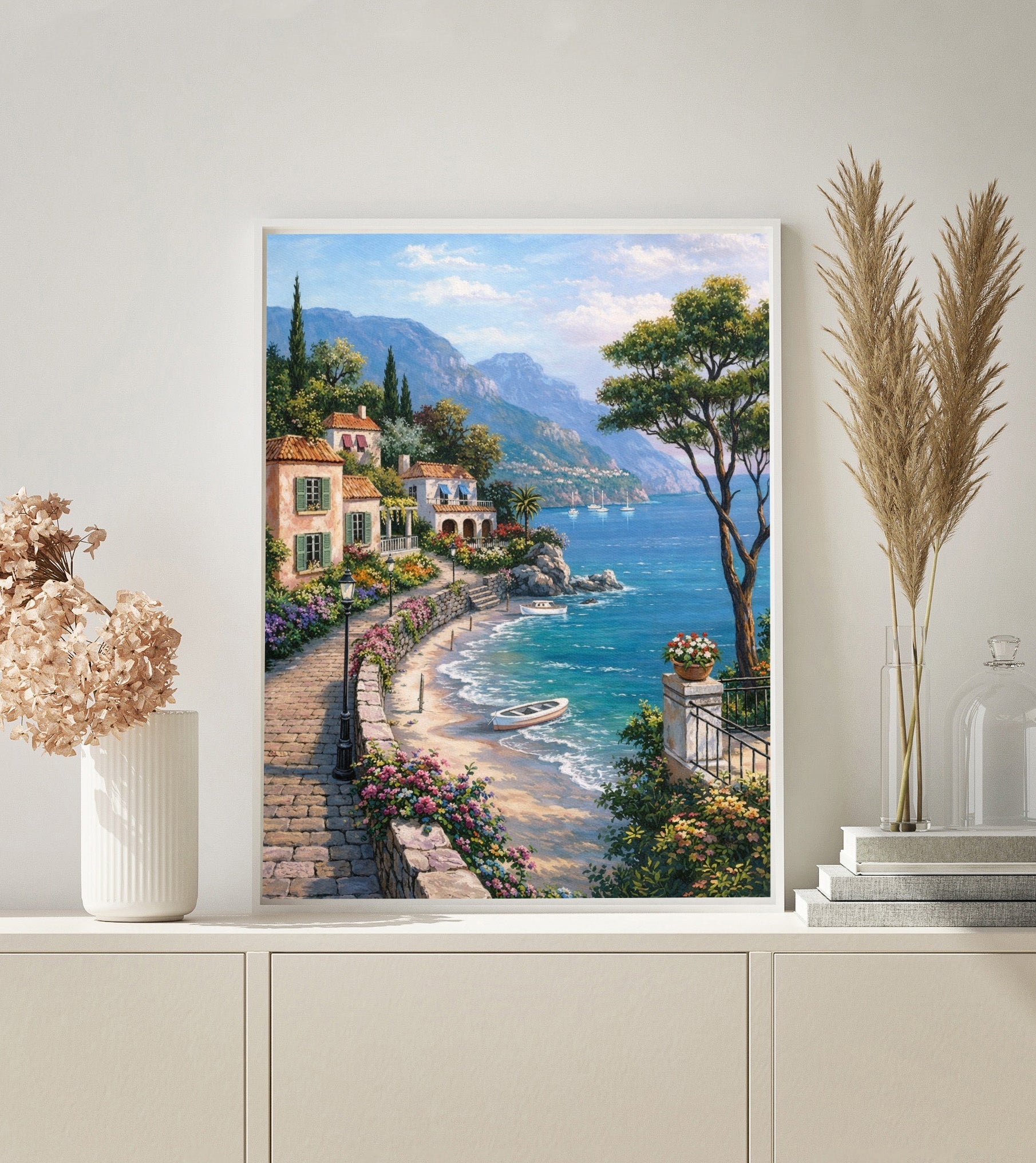 Mediterranean Coastal Dreams paint by numbers kit