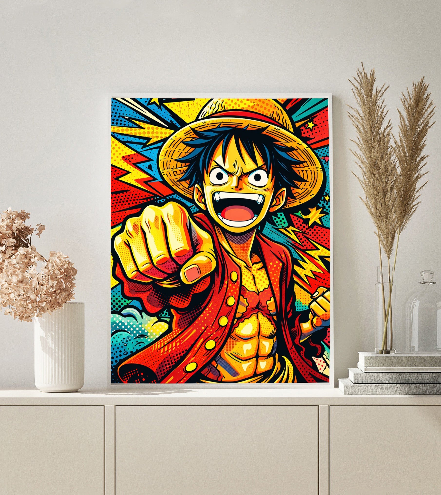 Anime Pop Art Hero paint by numbers kit
