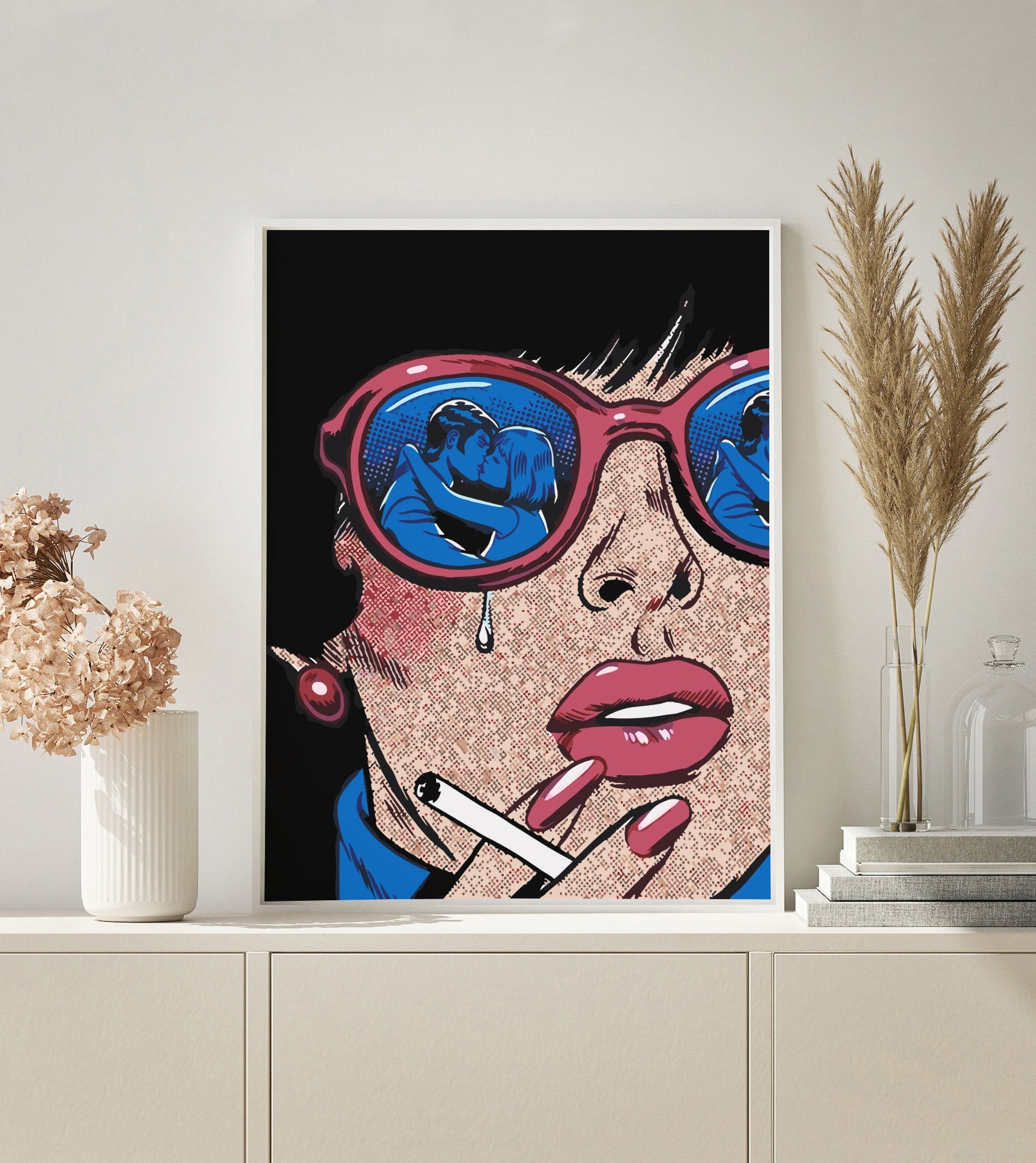 Pop Art Comic paint by numbers kit