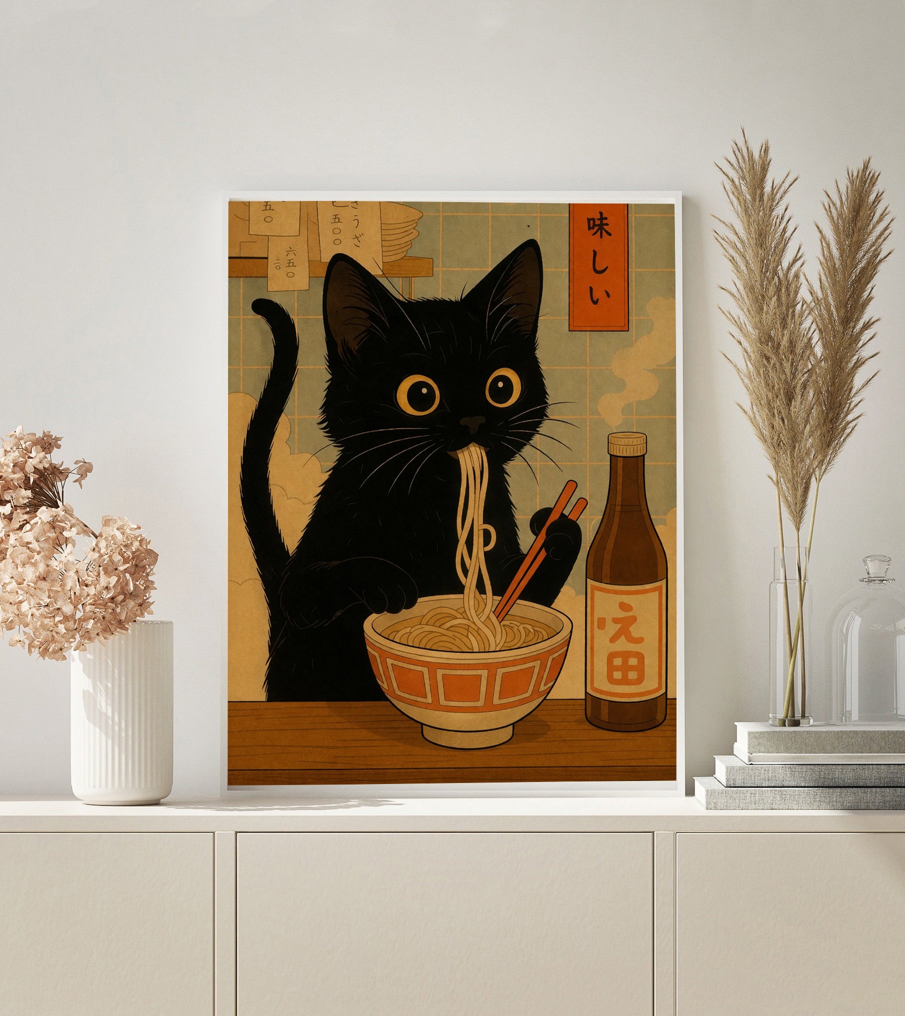 PAINT BY NUMBERS | RAMEN CAT