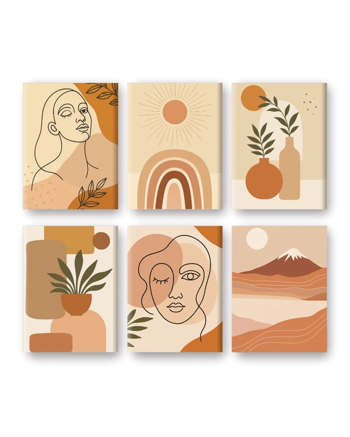MINI PAINT BY NUMBERS | BOHO MOMENTS - Set of 6