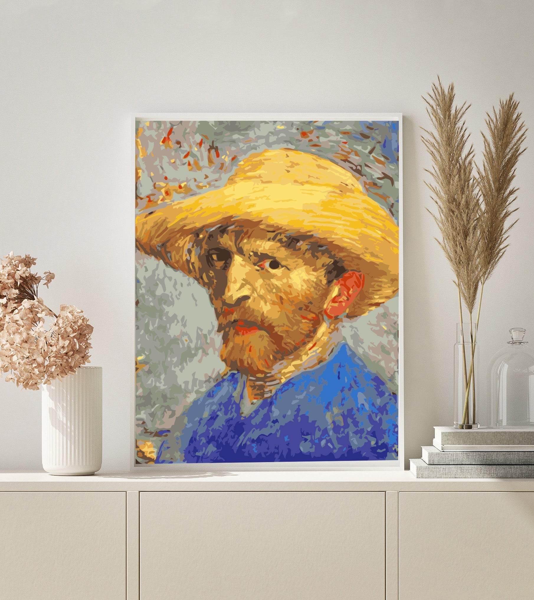 Van Gogh Self Portrait paint by numbers kit