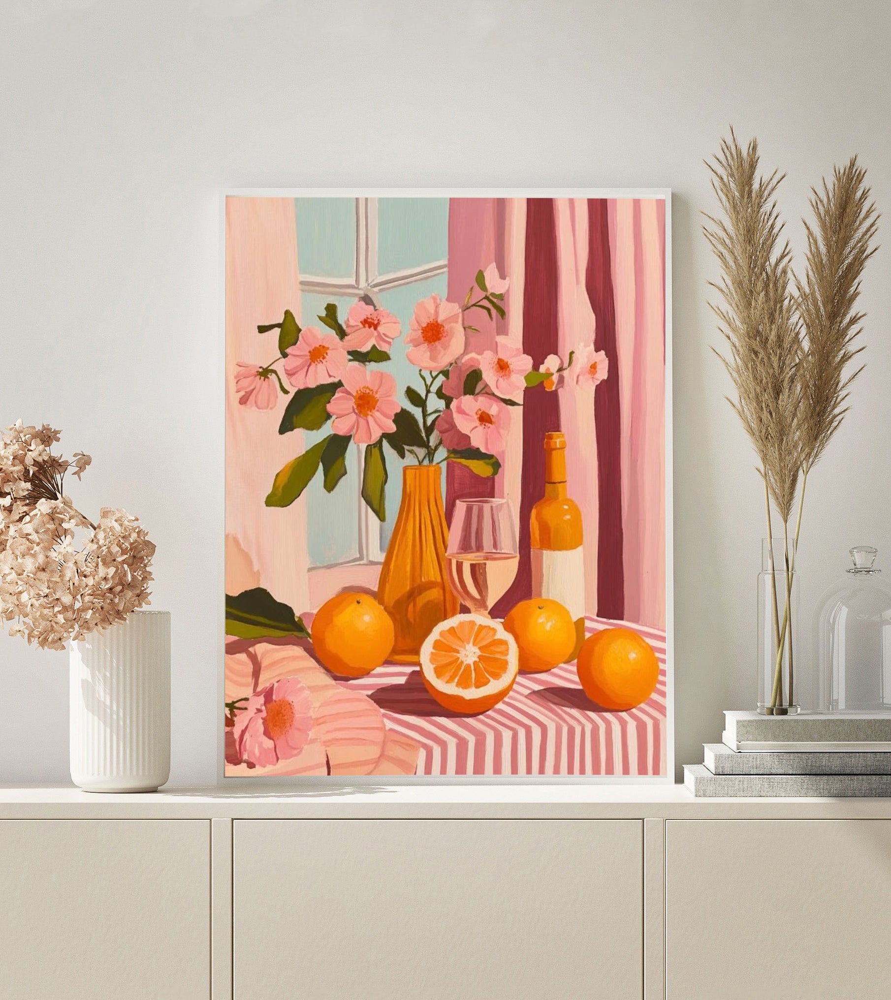 Oranges and Wine paint by numbers kit