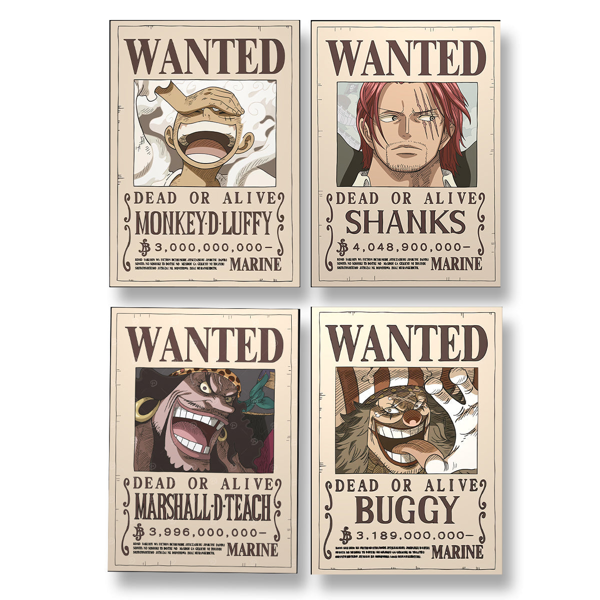 MINI PAINT BY NUMBERS | THE FOUR EMPERORS - Set of 4